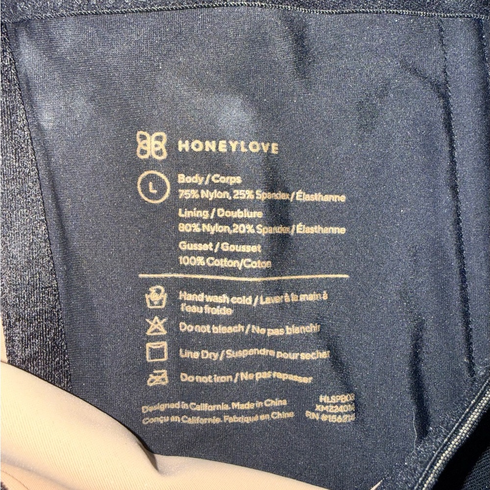 NWT Honeylove Midnight Black Shapewear Body Corps Large
LOT C 2 - Picture 5 of 5